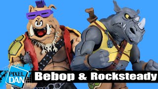 Bebop amp Rocksteady  NECA Teenage Mutant Ninja Turtles Figure Review [upl. by Einnaf]