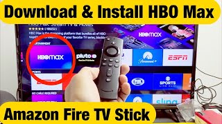 Fire TV Stick How to Download amp Install HBO Max App [upl. by Najed]