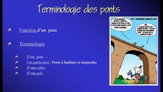 01 Les Ponts  Terminologie [upl. by Yehsa]