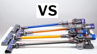 Dyson V7 vs V8 vs V10 vs V11 Dyson Cordless Vacuums Compared [upl. by Nodnarbal]