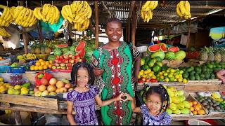 What 10 Gets Inside Ugandas ORGANIC Markets 🇺🇬 Cooking Traditional Village Foods  Matoke Kawunga [upl. by Oswin]