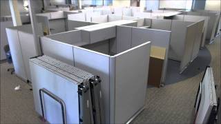 Cubicle Installation Time Lapse [upl. by Mook]