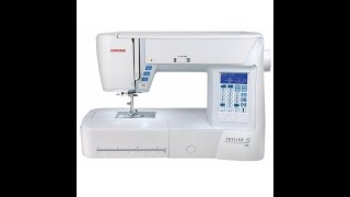 Janome Skyline S3 Sewing Machine Overview by Kens Sewing Center in Muscle Shoals AL [upl. by Aihsoj]