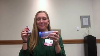 How to Use MDI Inhaler with Spacer [upl. by Kabab]