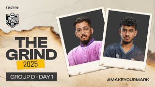 HINDI realme BGIS 2025  THE GRIND  Group D  Day 1 [upl. by Rentsch]