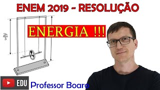 Questão da CONSERVAÇÃO de ENERGIA  ENEM 2019  Q121 PROVA AZUL [upl. by Mide]