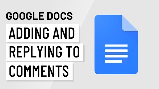 Google Docs Adding and Replying to Comments [upl. by Okir901]