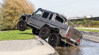 Mercedes G63 AMG 6x6  Crazy Offroad Test Drive [upl. by Annah]