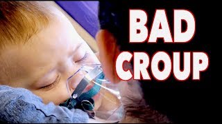 A REALLY BAD CASE OF CROUP infant  Dr Paul [upl. by Airdnaz]