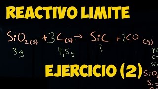 QUÍMICAReactivo Límite Ejercicio Resuelto 2 BACHILLERATO AULAEXPRESS [upl. by Eenoj]