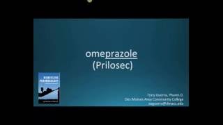 How to pronounce omeprazole Prilosec Memorizing Pharmacology Flashcard [upl. by Oneill336]