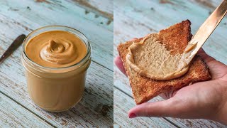 Peanut Butter Recipe  Without Oil  Homemade Peanut Butter  In a mixer [upl. by Thelma]