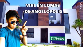 CASA en VENTA PUEBLA  VIVE EN LOMAS DE ANGELÓPOLIS  Casa nueva por menos de 3 millones [upl. by Ayiotal324]