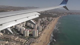 MY LANDING  ALICANTE AIRPORT ALC pilot tui cabincrew aviation b737 boeing dsa boeing737 [upl. by Ammeg]