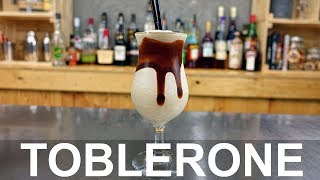 Toblerone Cocktail Recipe  CREAMY COFFEE amp HAZELNUT [upl. by Spurgeon713]