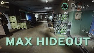 Max Level Hideout  What Can You Do  Escape from Tarkov [upl. by Ilene]