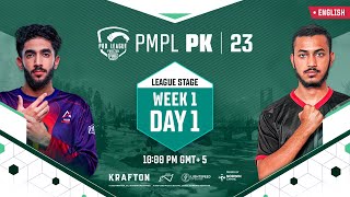 EN 2023 PMPL Pakistan Spring  Week 1 Day 1  Survive to Conquer [upl. by Marasco424]