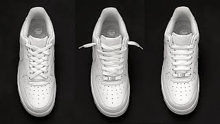 4 Cool Ways How to Lace Nike Air Force 1 Nike Air Force 1 Lacing [upl. by Tur]