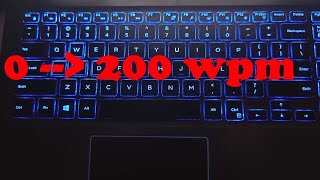 Everything you need to know to get from 0 to 200 WPM [upl. by Onairam596]