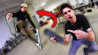 FREESTYLE HANDBOARD VS SKATEBOARD SKATE [upl. by Ahsennod]