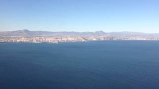 APPROACH TO ALICANTE AIRPORT BENIDORM [upl. by Lasser699]