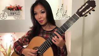 Historia de un amor Arranged and played by Thu Le classical guitar [upl. by Aruat]