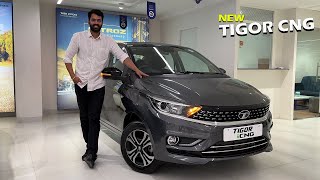 New Updated Tata Tigor XZ CNG CHEAPEST CNG IN SEGMENT Detailed Review [upl. by Heinrike332]