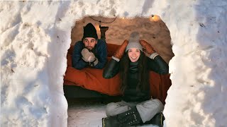 Can We Survive 24 Hours Living in an Igloo [upl. by Bonnice436]