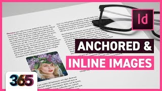 Anchored amp Inline Images  InDesign CC Tutorial 192365 [upl. by Secunda984]