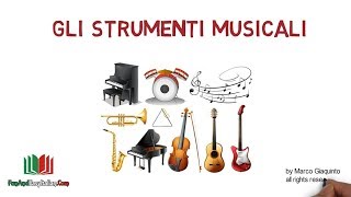 GLI STRUMENTI MUSICALI lessico italiano [upl. by Peregrine]