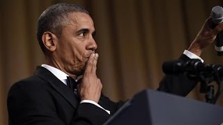 President Obamas Mic Drop at White House Correspondents Dinner [upl. by Eizdnil641]