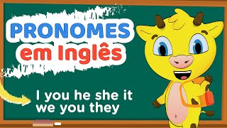 PRONOMES EM INGLÊS  PRONOMES PESSOAIS  SUBJECT PRONOUNS [upl. by Sined]