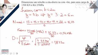 Cálculo e Dimensionamento de Tubulões [upl. by Wickham]