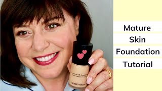 Giorgio Armani Luminous Silk Foundation Tutorial [upl. by Ahtibat373]