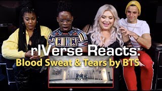 RiVERSE Reacts Blood Sweat amp Tears by BTS  MV Reaction [upl. by Airret]