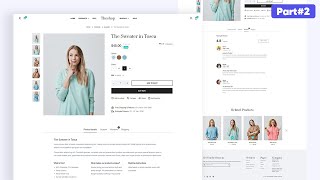 Build Ecommerce Website HTML CSS Javascript from Scratch Full Responsive  Part 02 Product Page [upl. by Cindelyn]