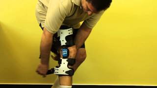 OA200 OA Knee Brace Application Instruction [upl. by Shippee675]