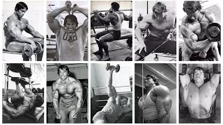 ARNOLD SCHWARZENEGGER  ALL EXERCISES [upl. by Arimlede702]