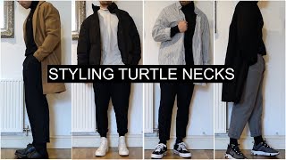 How To Style Turtle Necks  7 OUTFIT IDEAS  Mens Fashion  Daniel Simmons [upl. by Akino376]