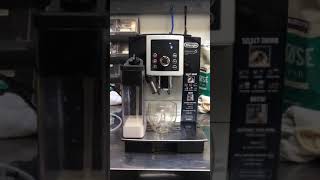 Milk Not Frothing  Delonghi Magnifica  Test 1707 [upl. by Ahsercul42]