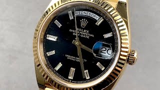 Rolex DayDate 40 228238 Rolex Watch Review [upl. by Irol]