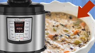 How to Make Instant Pot Wild Rice Soup [upl. by Hooper]