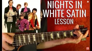 Nights in White Satin  The Moody Blues  Guitar Lesson [upl. by Brig]