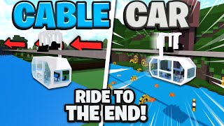 NEW CABLE CAR TUTORIAL  Build a boat for Treasure [upl. by Yasu315]