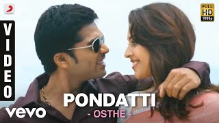 Osthe  Pondatti Tamil Video  STR Thaman [upl. by Tildy471]