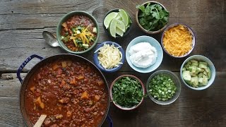 Hearty Vegetarian Chili [upl. by Ainuj782]