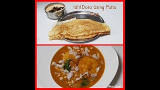 Make IdliDosa using Puttu Podi Idli Dosa [upl. by Tressa337]