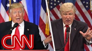 Baldwin returns as Trump on SNL after feud [upl. by Enala]