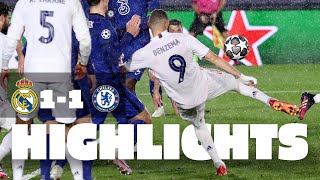 AMAZING Benzema goal  Real Madrid 11 Chelsea  HIGHLIGHTS UCL [upl. by Feer]