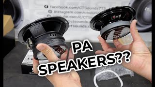 PA Speakers VS Component Speakers  Whats The Difference [upl. by Irtimid]